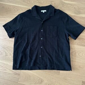Banana republic resort terry shirt black XL